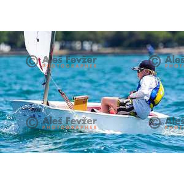 Team Race Final sailing competition at 2025 Optimist World Championship in Portoroz, Slovenia on July 2, 2025