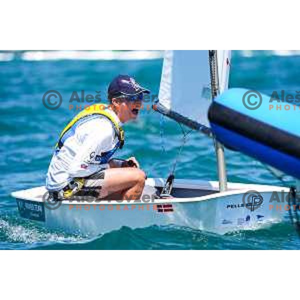 Team Race Final sailing competition at 2025 Optimist World Championship in Portoroz, Slovenia on July 2, 2025