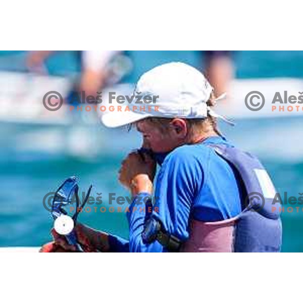 Team Race Final sailing competition at 2025 Optimist World Championship in Portoroz, Slovenia on July 2, 2025