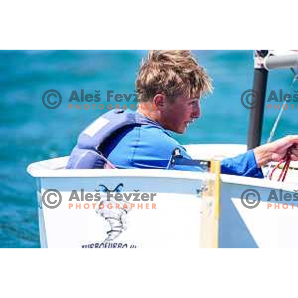 Team Race Final sailing competition at 2025 Optimist World Championship in Portoroz, Slovenia on July 2, 2025
