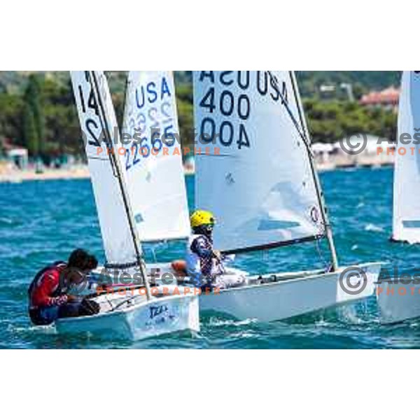 Team Race Final sailing competition at 2025 Optimist World Championship in Portoroz, Slovenia on July 2, 2025