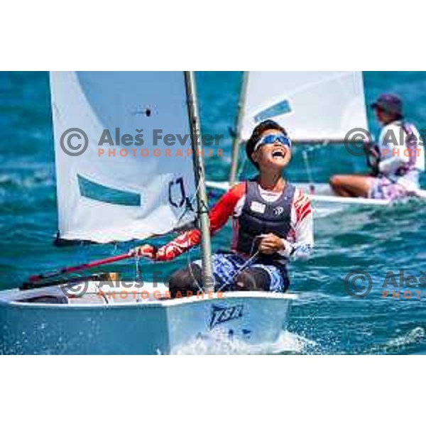 Team Race Final sailing competition at 2025 Optimist World Championship in Portoroz, Slovenia on July 2, 2025