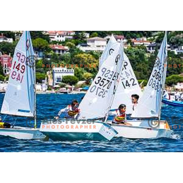 Team Race Final sailing competition at 2025 Optimist World Championship in Portoroz, Slovenia on July 2, 2025