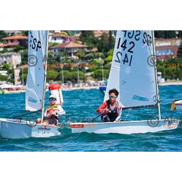 Team Race Final sailing competition at 2025 Optimist World Championship in Portoroz, Slovenia on July 2, 2025