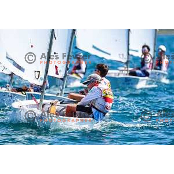 Team Race Final sailing competition at 2025 Optimist World Championship in Portoroz, Slovenia on July 2, 2025