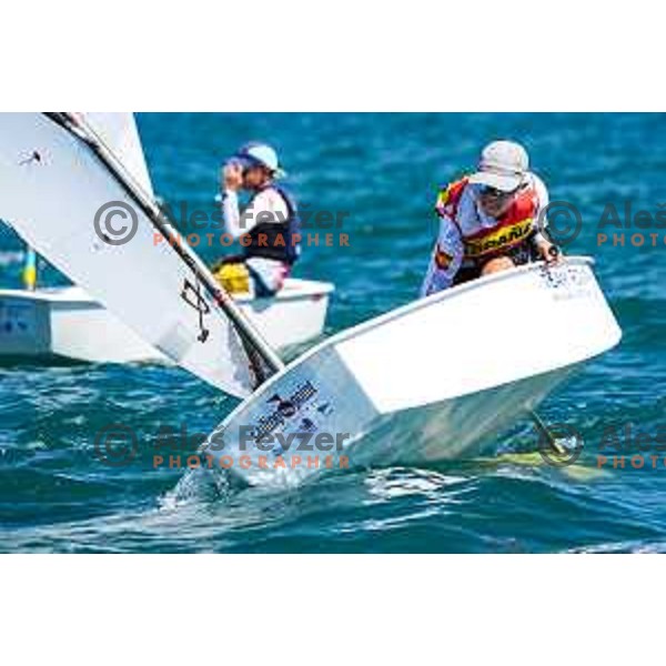 Team Race Final sailing competition at 2025 Optimist World Championship in Portoroz, Slovenia on July 2, 2025