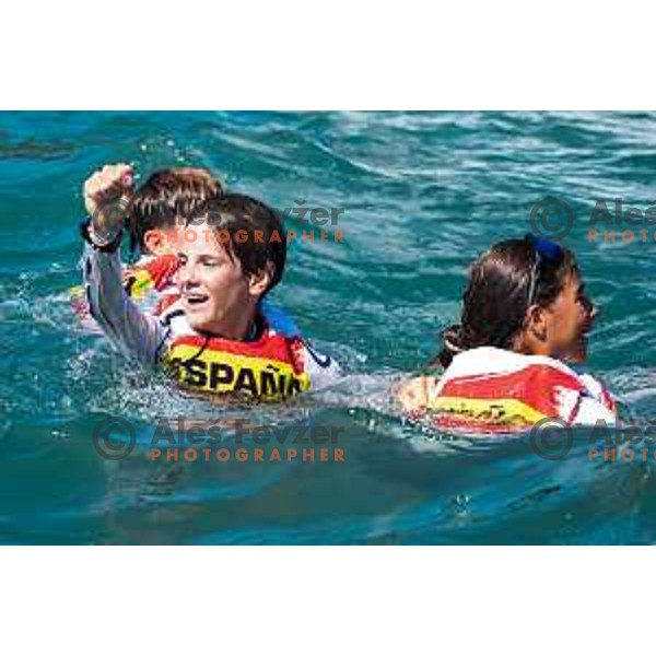 Team Race Final sailing competition at 2025 Optimist World Championship in Portoroz, Slovenia on July 2, 2025