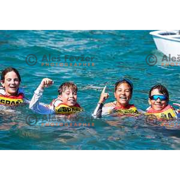 Team Race Final sailing competition at 2025 Optimist World Championship in Portoroz, Slovenia on July 2, 2025