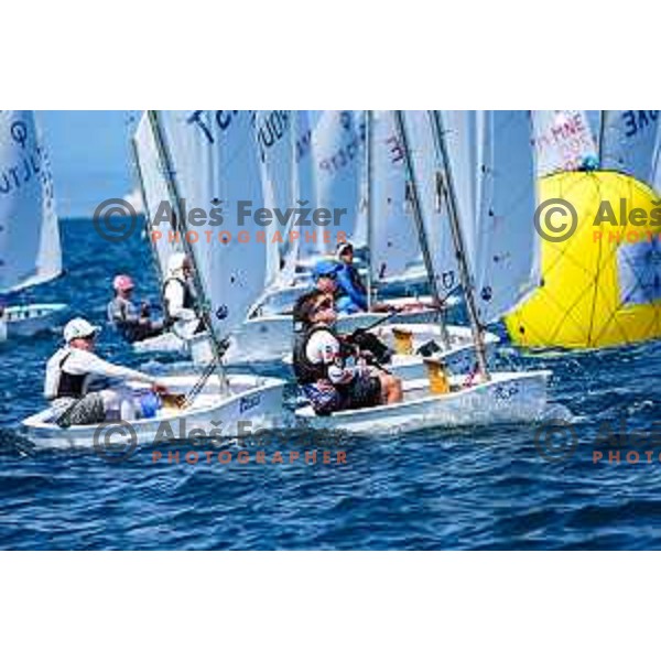 sailing competition at 2025 Optimist World Championship in Portoroz, Slovenia on June 28, 2025