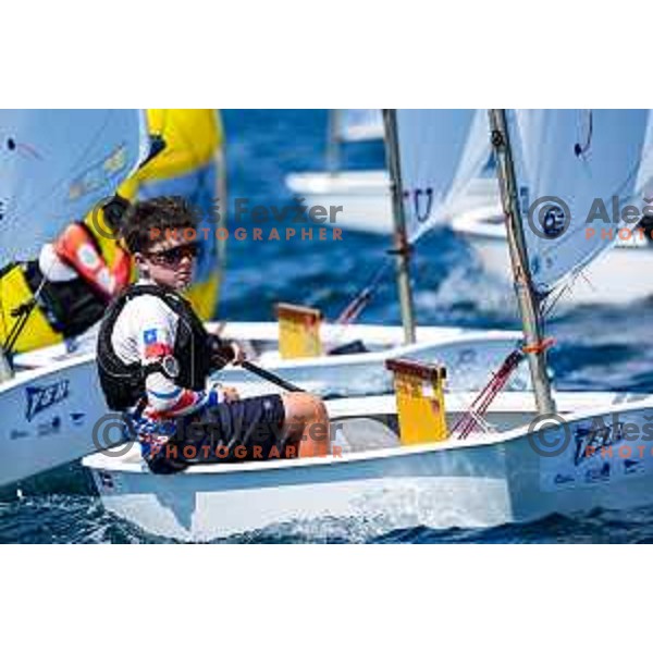 sailing competition at 2025 Optimist World Championship in Portoroz, Slovenia on June 28, 2025