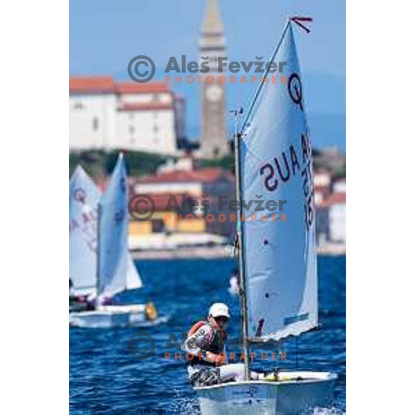 sailing competition at 2025 Optimist World Championship in Portoroz, Slovenia on June 28, 2025