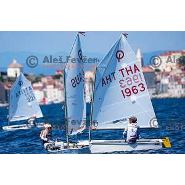 sailing competition at 2025 Optimist World Championship in Portoroz, Slovenia on June 28, 2025