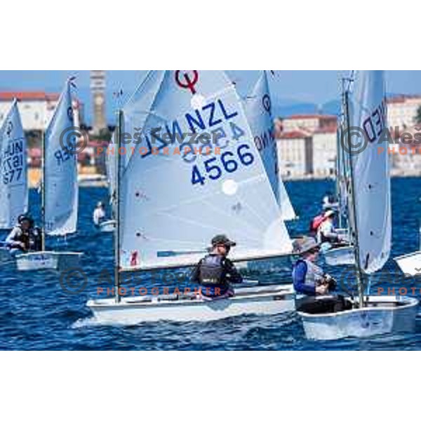 sailing competition at 2025 Optimist World Championship in Portoroz, Slovenia on June 28, 2025