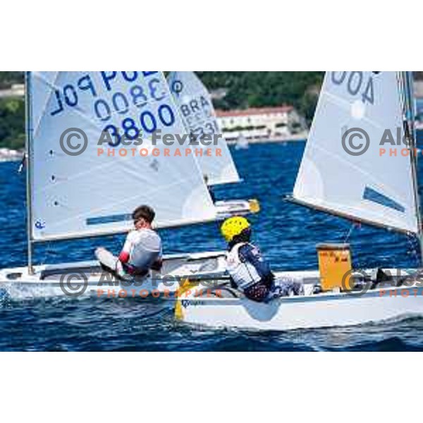 sailing competition at 2025 Optimist World Championship in Portoroz, Slovenia on June 28, 2025