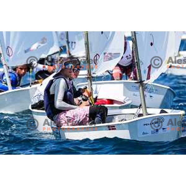 sailing competition at 2025 Optimist World Championship in Portoroz, Slovenia on June 28, 2025