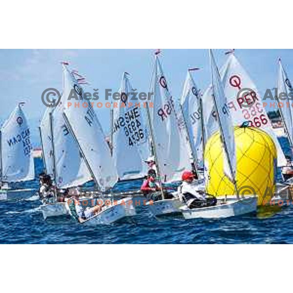 sailing competition at 2025 Optimist World Championship in Portoroz, Slovenia on June 28, 2025