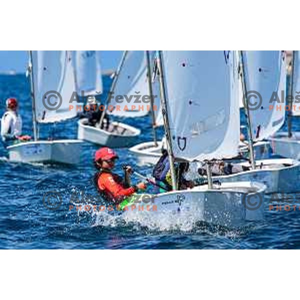 sailing competition at 2025 Optimist World Championship in Portoroz, Slovenia on June 28, 2025
