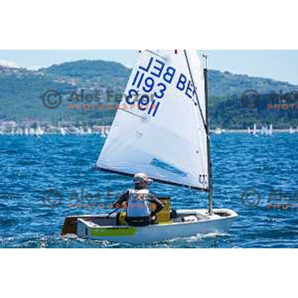sailing competition at 2025 Optimist World Championship in Portoroz, Slovenia on June 29, 2025