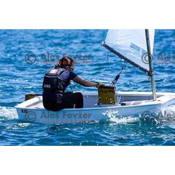 sailing competition at 2025 Optimist World Championship in Portoroz, Slovenia on June 29, 2025