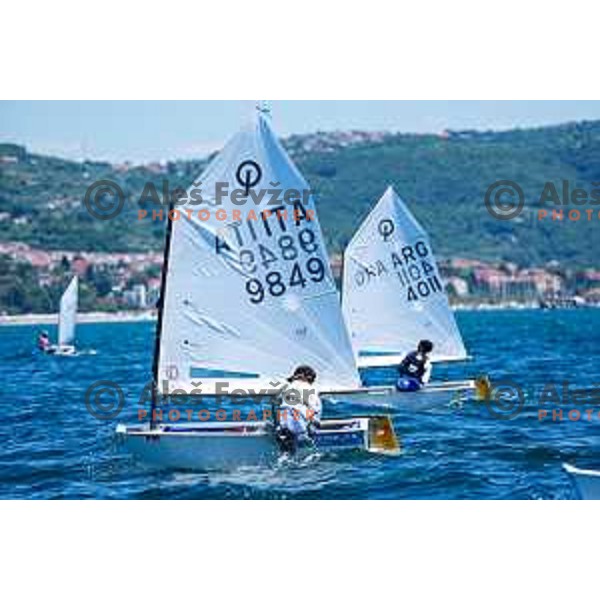 sailing competition at 2025 Optimist World Championship in Portoroz, Slovenia on June 29, 2025