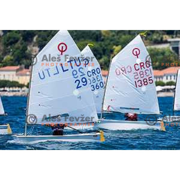 sailing competition at 2025 Optimist World Championship in Portoroz, Slovenia on June 29, 2025