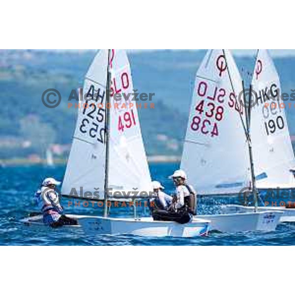 sailing competition at 2025 Optimist World Championship in Portoroz, Slovenia on June 29, 2025