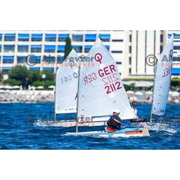 sailing competition at 2025 Optimist World Championship in Portoroz, Slovenia on June 29, 2025