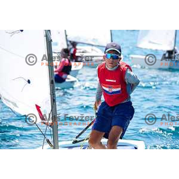 sailing competition at 2025 Optimist World Championship in Portoroz, Slovenia on July 3, 2025