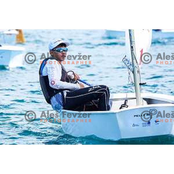 sailing competition at 2025 Optimist World Championship in Portoroz, Slovenia on July 3, 2025