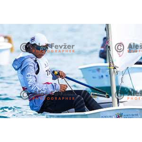 sailing competition at 2025 Optimist World Championship in Portoroz, Slovenia on July 3, 2025