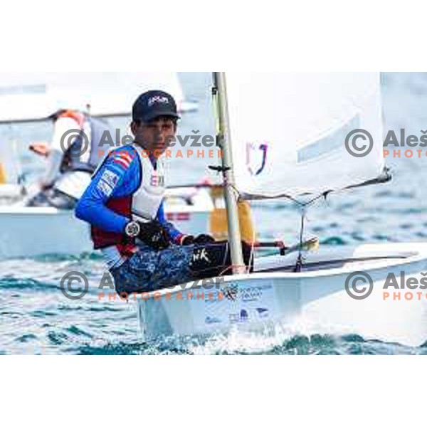 sailing competition at 2025 Optimist World Championship in Portoroz, Slovenia on July 3, 2025