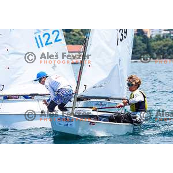 sailing competition at 2025 Optimist World Championship in Portoroz, Slovenia on July 3, 2025