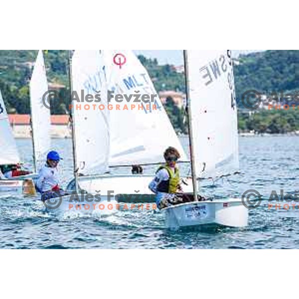 sailing competition at 2025 Optimist World Championship in Portoroz, Slovenia on July 3, 2025