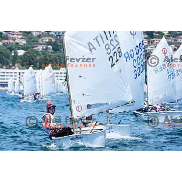 sailing competition at 2025 Optimist World Championship in Portoroz, Slovenia on July 3, 2025