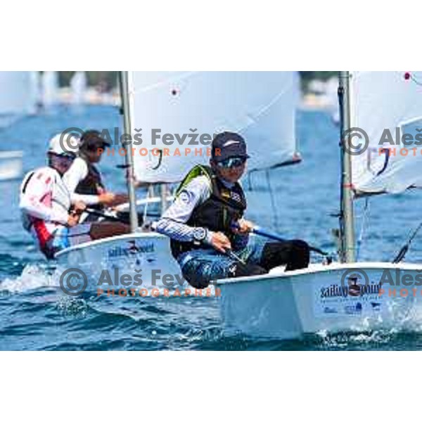 sailing competition at 2025 Optimist World Championship in Portoroz, Slovenia on July 3, 2025