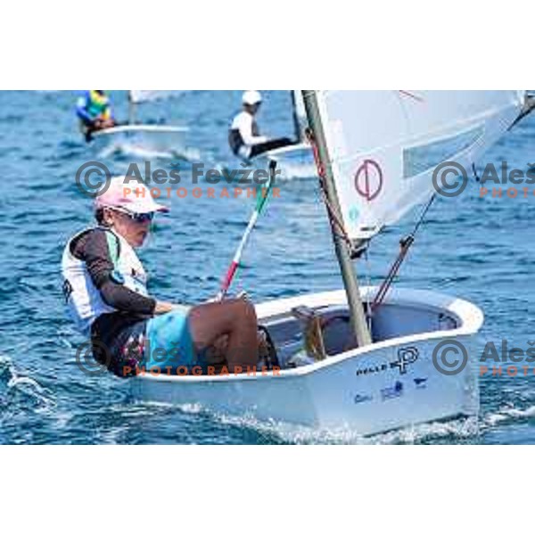 sailing competition at 2025 Optimist World Championship in Portoroz, Slovenia on July 3, 2025