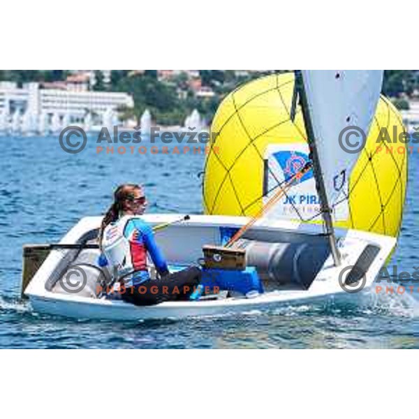 sailing competition at 2025 Optimist World Championship in Portoroz, Slovenia on July 3, 2025