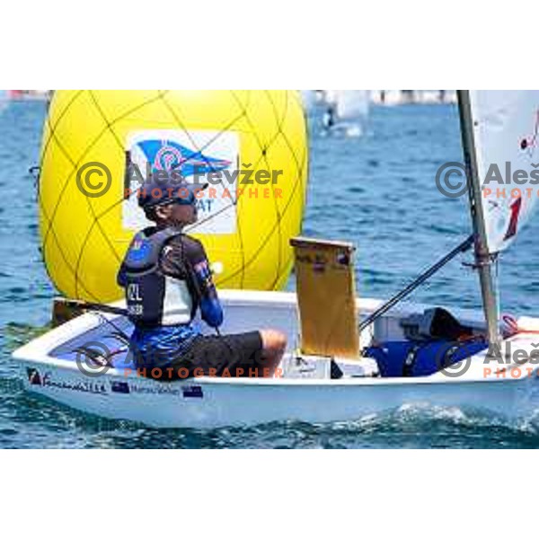 sailing competition at 2025 Optimist World Championship in Portoroz, Slovenia on July 3, 2025