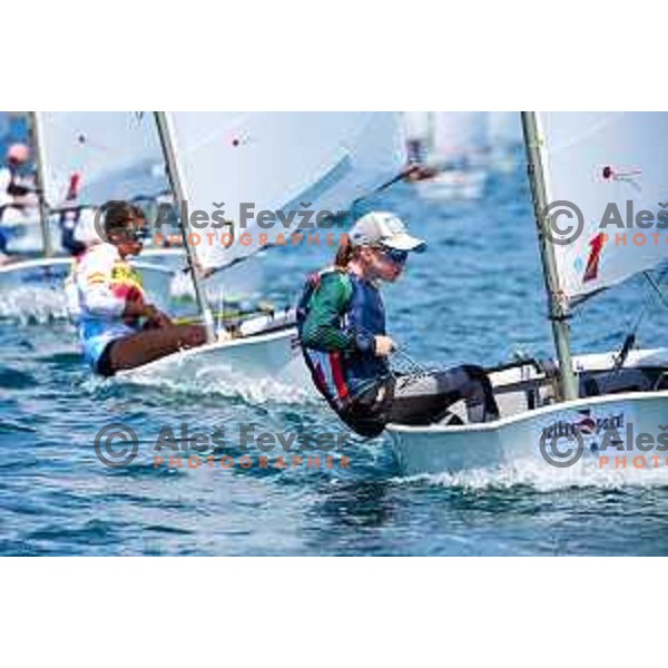 sailing competition at 2025 Optimist World Championship in Portoroz, Slovenia on July 3, 2025