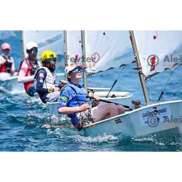 sailing competition at 2025 Optimist World Championship in Portoroz, Slovenia on July 3, 2025