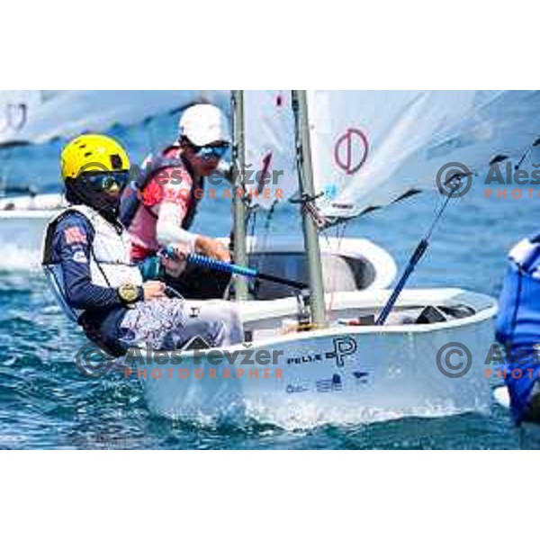 sailing competition at 2025 Optimist World Championship in Portoroz, Slovenia on July 3, 2025