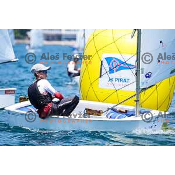 sailing competition at 2025 Optimist World Championship in Portoroz, Slovenia on July 3, 2025