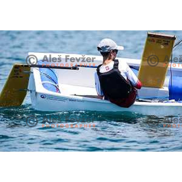 sailing competition at 2025 Optimist World Championship in Portoroz, Slovenia on July 3, 2025