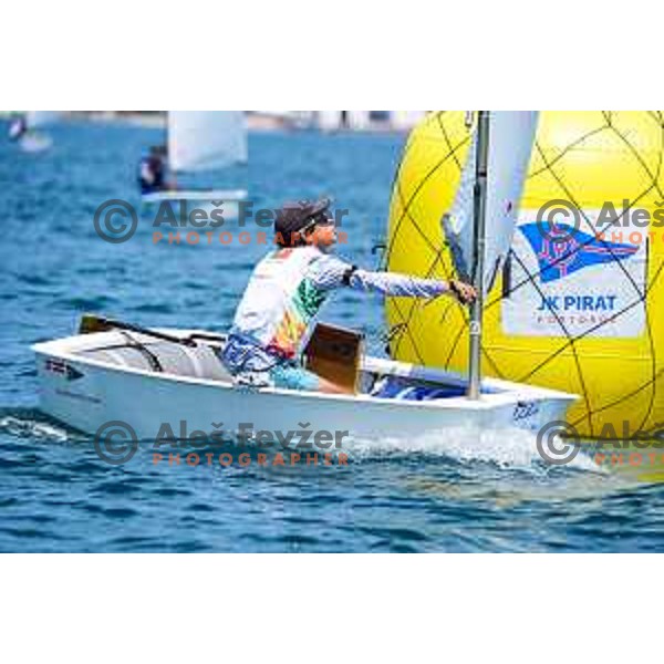sailing competition at 2025 Optimist World Championship in Portoroz, Slovenia on July 3, 2025