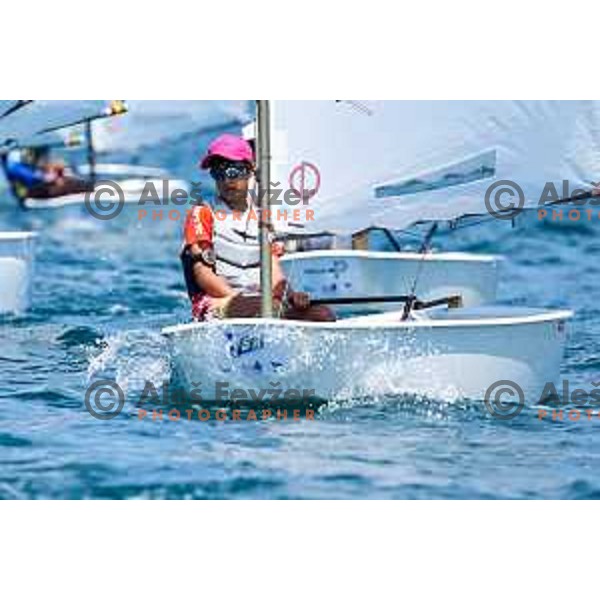 sailing competition at 2025 Optimist World Championship in Portoroz, Slovenia on July 3, 2025