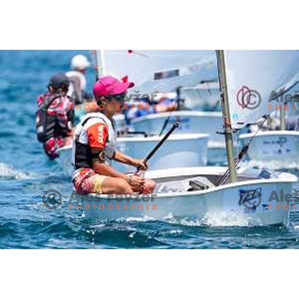 sailing competition at 2025 Optimist World Championship in Portoroz, Slovenia on July 3, 2025