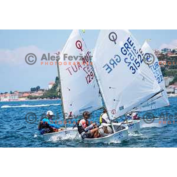 sailing competition at 2025 Optimist World Championship in Portoroz, Slovenia on July 3, 2025