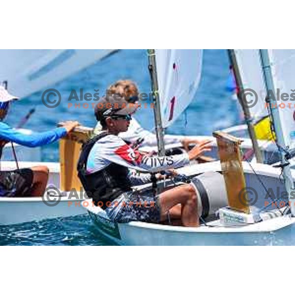 sailing competition at 2025 Optimist World Championship in Portoroz, Slovenia on July 3, 2025