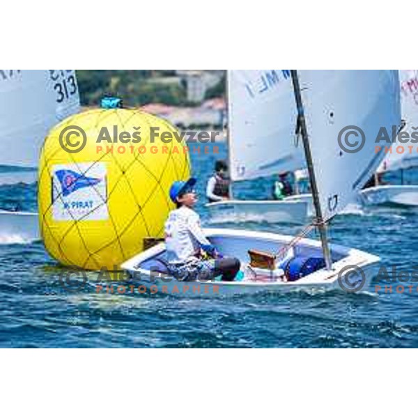 sailing competition at 2025 Optimist World Championship in Portoroz, Slovenia on July 3, 2025