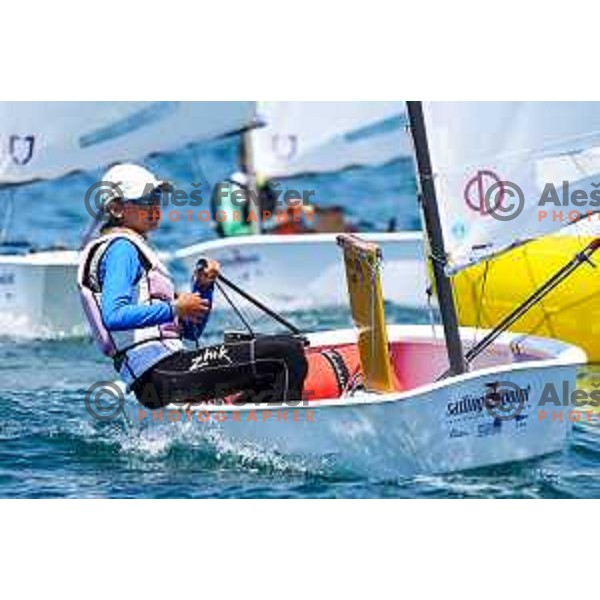 sailing competition at 2025 Optimist World Championship in Portoroz, Slovenia on July 3, 2025